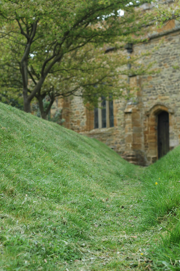 Back path to St Denys Church